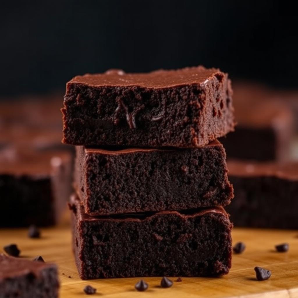 Egyszerű brownie szerzetesgyümölcstal